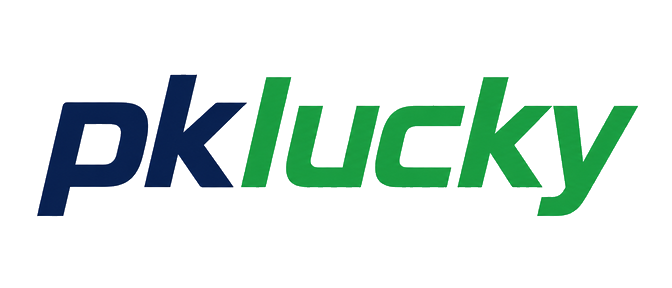 pklucky logo in blue green style